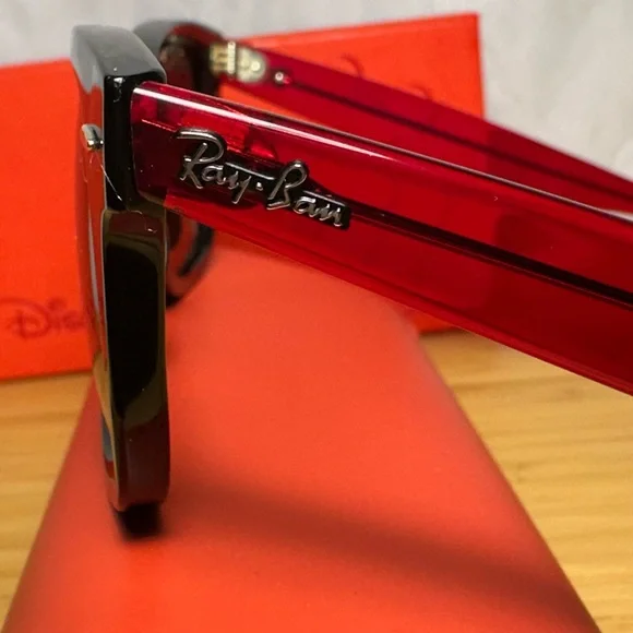 Ray-Ban Black and Red Mickey Sunglasses - Picture 5 of 7